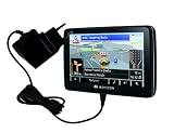 Produkt-Bild: Steckdosen Adapter Navigon: Internationaler Reiselader f&uuml;r Navigon 1200 1300 21 Max 2100 2310 2200 3100 3300 3310 4300 5100 P9611 8110 Starter Transonic 7000 7300 7200 mit Wechseladapter f&uuml;r Amerika USA England UK Europa Australien 100 - 240Volt