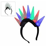 (1 pc) Rock Star Mohawk with Flashing Spikes
