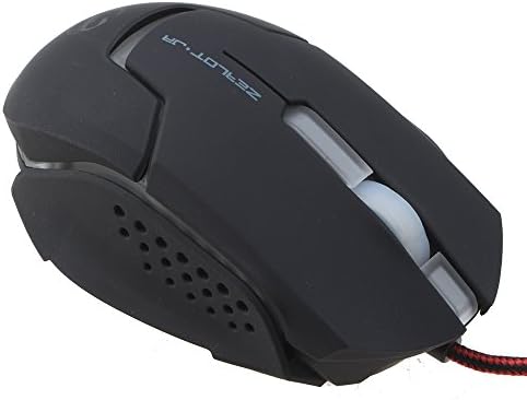Team Scorpion ZERLOT JR 4000DPI RTS 4-Color LED Backlit Optical Professional USB Wired Gaming Mouse
