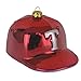 Pack of 2 MLB Texas Rangers Glass Hat Christmas Ornaments
