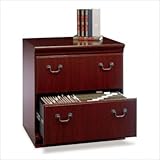 Bush Furniture Birmingham Executive Lateral File, Harvest Cherry