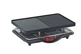 Produkt-Bild: Steba 63 28 00 Gu&szlig;-Raclette und Grillfl&auml;che mit 8 Pf&auml;nnchen, schwarz