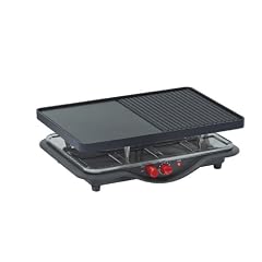 Steba 63 28 00 Gu�-Raclette und Grillfl�che mit 8 Pf�nnchen, schwarz