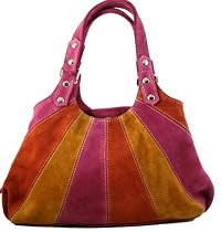 Bewitched Accessories Suede bag in tonal design
