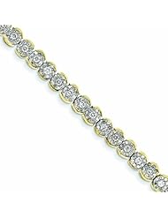 3.2 Carat 14K Gold Diamond Bracelet
