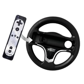 Snakebyte - Pack course Need for Speed pour Nintendo Wii - Avec volant et manette - Noir & Chrome - Volant avec surface antid�rapante - Mode �conomique