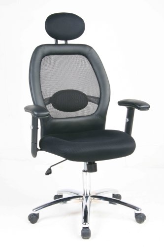 Chicago Chair Company Firenze Mesh Office Chair, Black