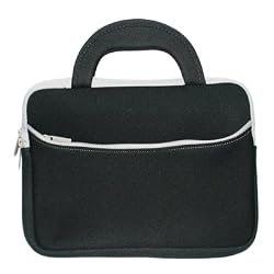 Black Zipper Sleeve Compatible with Apple&reg; iPadTM