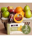 Cheap Classic Fruit Basket Plus 2 Free Gifts by Cherry Moon Farms