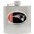 New England Patriots 6oz Stainless Steel Hip Flask NFL Football (Available Engraved)