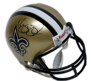Reggie Bush Signed New Orleans Saints Mini Helmet- Bush Hologram