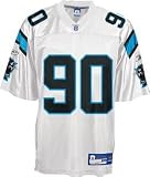 Carolina Panthers Julius Peppers Replica Adult White Jersey, Size= Large