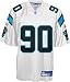 Carolina Panthers Julius Peppers Replica Adult White Jersey, Size= Large