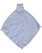 Chenille Blue Hippo Security Blanket (Blue,No Size)