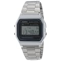 Casio A158WA1Q - Reloj Unisex Negro/Plata