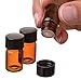 Stylish Essential Oil Key Chain with 8 5/8 Dram (2 ml) Vials and Blank Labels - Fits Easily in a Purse or Makeup Bag - Carry Your Favorite Essential Oils Everywhere You Go! (Blue/Green Chevron)