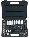 34 Piece Standard & Deep Socket Sets - set skt 34 pc. 3/8" dr.