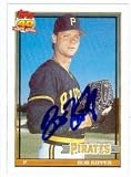 Bob Kipper Autographed/Hand Signed baseball card (Pittsburgh Pirates) 1991 Topps #551