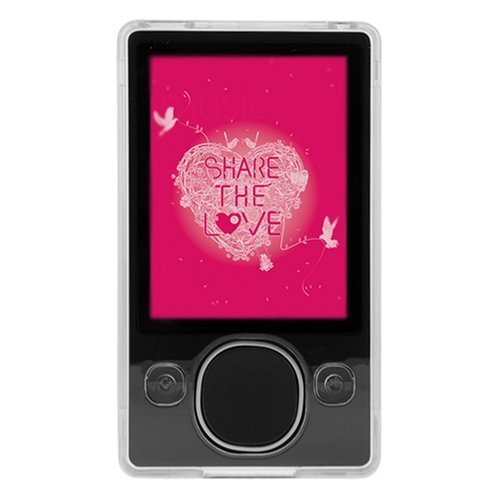 1~brand new ZUNE II 80G CRYSTAL CASE ~CLEAR