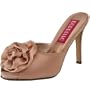 Bordello by Pleaser Women's Rosa-01 Sandal,Champagne Satin,10 M US