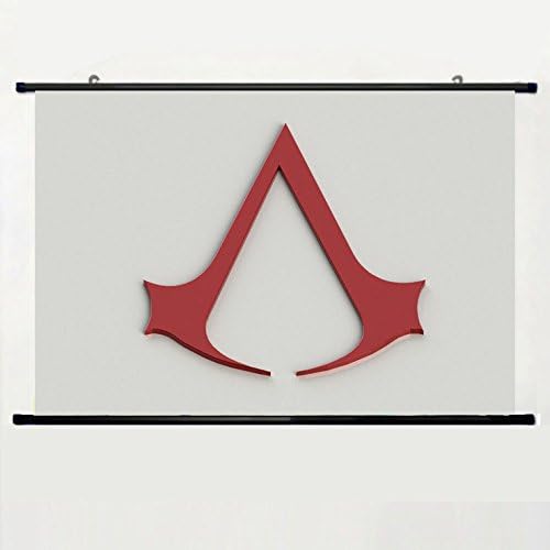 ZHS Personalized Design Home Decor Cosplay Poster with Assassins Creed(23) Wall Scroll Poster Fabric Painting 24 X 16 Inch (60cm X 40 cm)