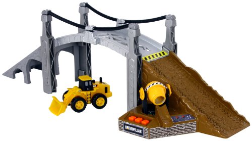 toystate caterpillar construction playset bridge builder cheap price