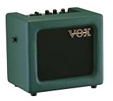 VOX MINI3 Modeling Guitar Amp Bundle with 10-Foot Instrument Cable, Pick Card, and Polishing Cloth - Racing Green