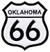 Route 66 Oklahoma Embroidered Patch Iron-On Highway Road Sign Biker Emblem