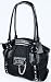Guess Electric logo Coal Handbag Purse Bag Hobo Tote