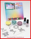 Eigenschaften Eulenspiegel Profi-Schminkfarben - Glitzertattoos 730003 / Glitzer Tattoo-Set - Best of (XL)