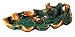 Dragonfly on Leaf Ceramic Tray - Hand Glazed
