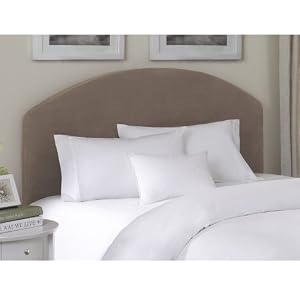 EE Arch Top Headboard With Slipcover - Neutral - Queen
