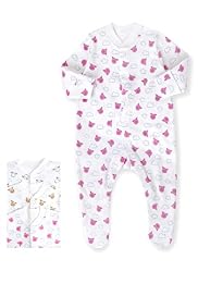 3 Pack Pure Cotton Percy Pig Sleepsuits