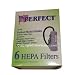 Perfect Commercial 10 Quart HEPA Certified Backpack Vacuum Cleaner Bags For Model PB1001, Part Number 15-1803.