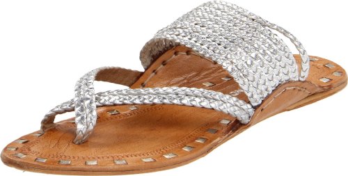 Chinese Laundry Women's Rock Steady Thong Sandal,Silver,8.5 M US