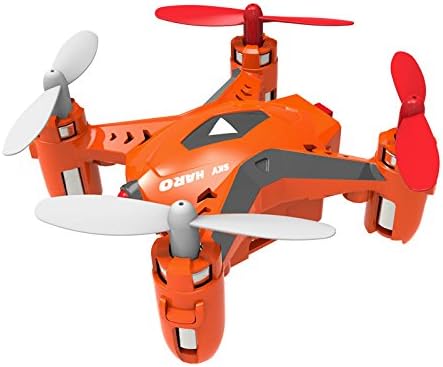 Fineco 6-Axis Gyro System 2.4GHz 5Channel Mini Quadcopter Aircraft with 360 Degree Flips LED Light Children Toy Orange