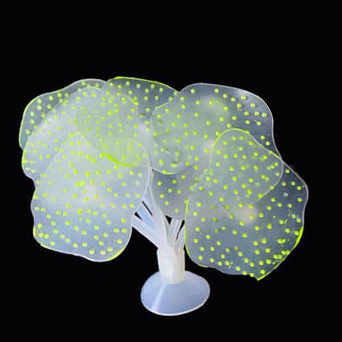 New Ornament Artificial Plant Grass Coral Lotus for Fish Tank Aquarium D?cor Coral Yollow No.16