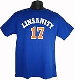 Jeremy Lin LINSANITY New York Basketball Knicks #17 T Shirt Tee (Medium) 41aM%2Bp0JSML. SL160 Jeremy Lin LINSANITY New York Basketball Knicks #17 T Shirt Tee (Medium)