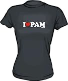 I Heart Love Pam Women's Tee Shirt in 6 Colors Small thru XXL