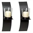 Mod-Art Candle Sconce Duo