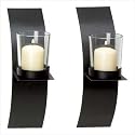 Mod-Art Candle Sconce Duo