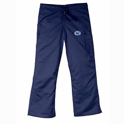 Penn State Nittany Lions NCAA Cargo Style Scrub Pant (Navy)