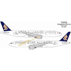Singapore Airlines 777-200 "Star A 1-400 Dragon Wings