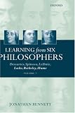 Learning from Six Philosophers: Descartes, Spinoza, Leibniz, Locke, Berkeley, Hume, Volume 2