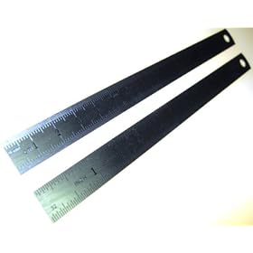 SE Ruler 6" - Double Sided - S.A.E/MM (2 Pack)