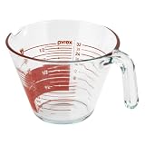 Pyrex 4-Cup Measuring Cup, Read from Above Graphics