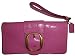 Coach Ble Patent Clutch 41560 Fuchsia/brass