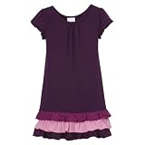 Toddler Girls' Xhilaration Ruffle Hem Dress - Violet Vision