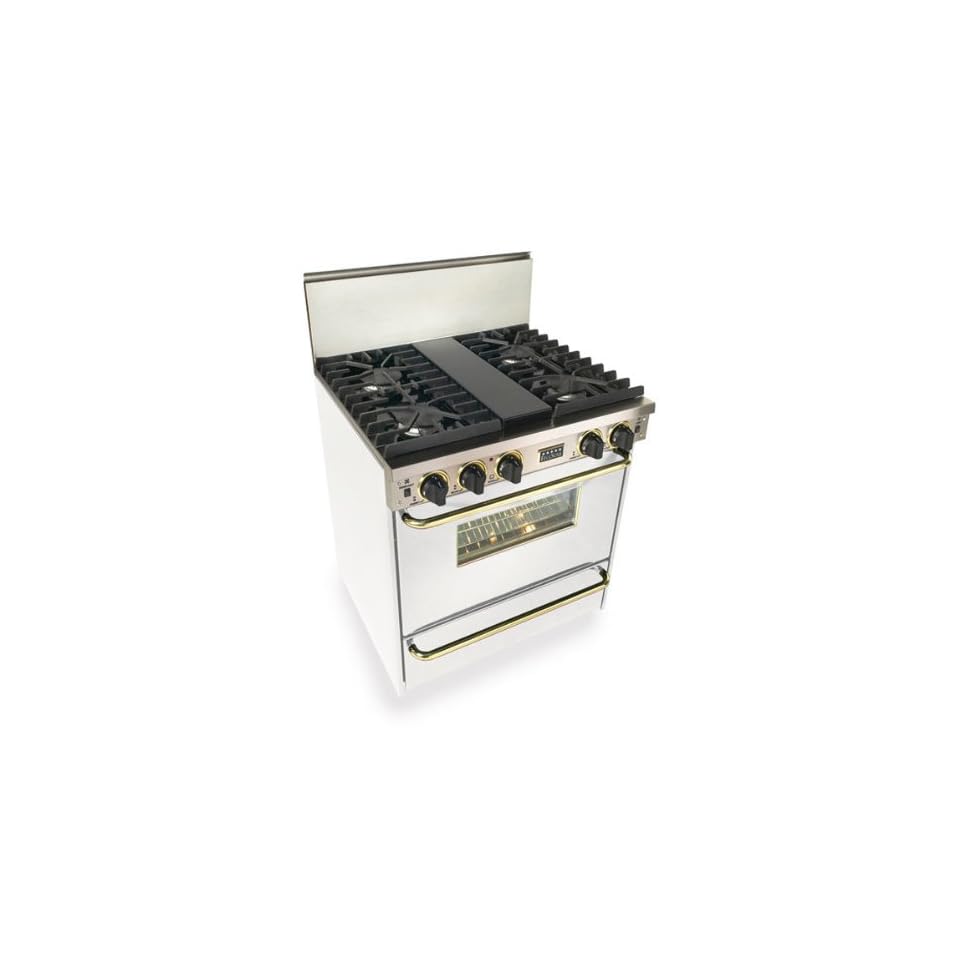 Five Star Range Wtn281 7ws 30 4 Sealed Burner All Gas Range With
