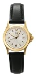 ESQ by Movado Women's Sport Classic Gold-Plated Genuine Leather Strap Watch #07101057